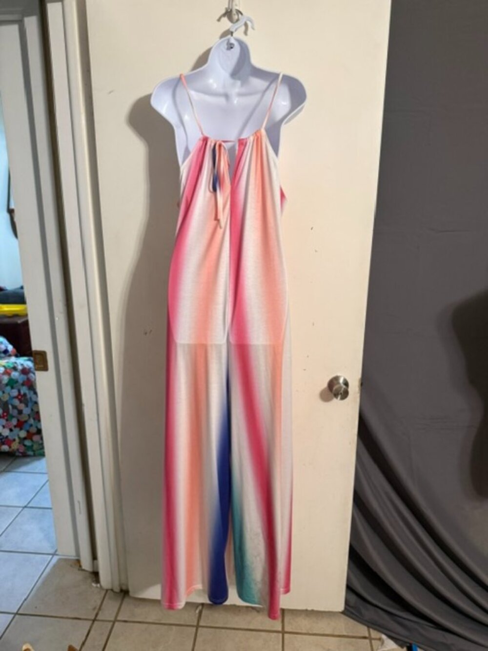 BEAUTIFUL Colorful Jumpsuit Size L - Picture 2 of 3